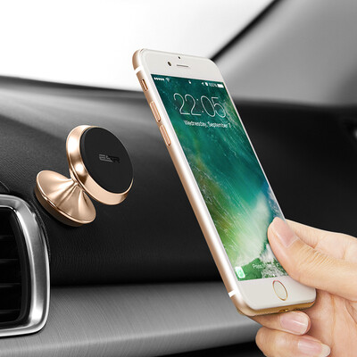 

ESR Car Mobile Phone Holder Magnetic Magnetic Bracket Portable Car Outlet Universal Type For Apple Samsung Huawei Millet&other rose gold