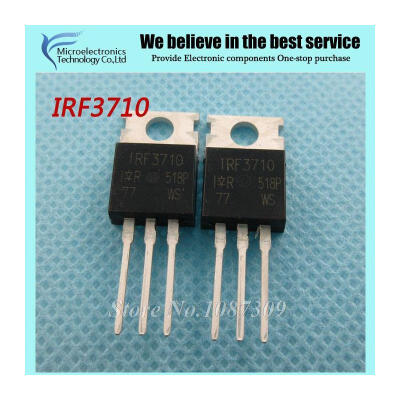 

10pcs free shipping IRF3710 IRF3710PBF MOSFET MOSFT 100V 57A 23mOhm 867nC TO-220 new original