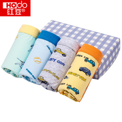

Red beans (Hodo) boy underwear in the big child A standard 4 boxed flat shorts K715 160/80
