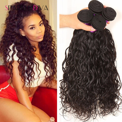 

Mink Brazilian Water Wave Virgin Hair Unprocessed Brazilian Natural Wave Natural Color Wet And Wavy Brazilian Virgin Human Hair