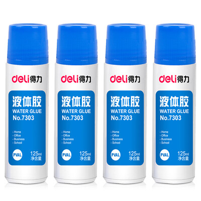 

Deli 33097 universal liquid glue four loaded 125ML support