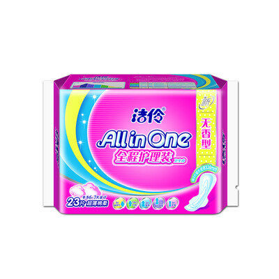 

Jie Ling geron sanitary napkins full care ultra-thin cotton soft 20 with scented tablets