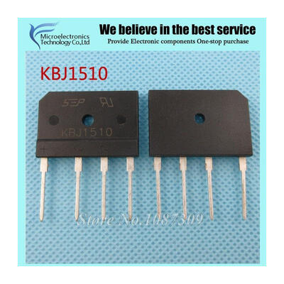 

5pcs free shipping KBJ1510 J1510 15A1000V bridge rectifier new original