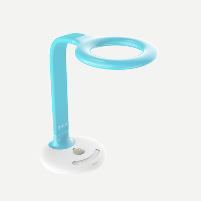 

Tencent children LED desk lamp student learning desk children bedroom bedside dormitory study creative reading light intelligent table lamp K9 sky blue