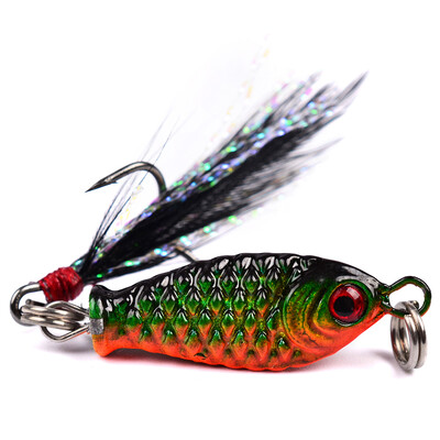 

2017 Новое прибытие Новый рыболовный снаряд Lead Fishing hard Bait 6.4g 4 цвета Приманка для рыбалки
