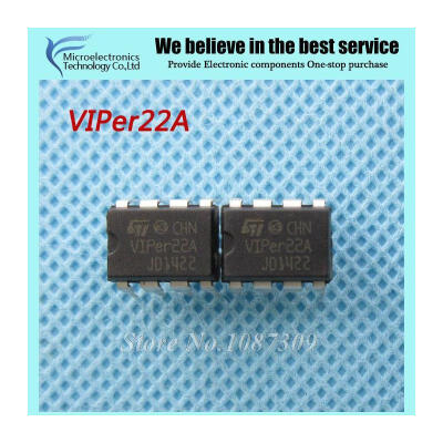 

10pcs free shipping VIPER22A VIPER22 DIP-8 AC/DC Converters Low Power OFF-Line  new original