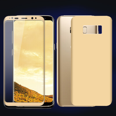 

KOOLIFE Samsung S8 3D Rewan full-screen non-tempered film full-screen coverage / full coverage of mobile phone protective film high-permeability film for Samsung s8-gold