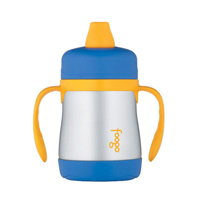 

THERMOS Inspector High Vacuum Изоляционная чашка из нержавеющей стали 210 мл Ребенок с ручкой Утенок Bubble BS-500 BL3