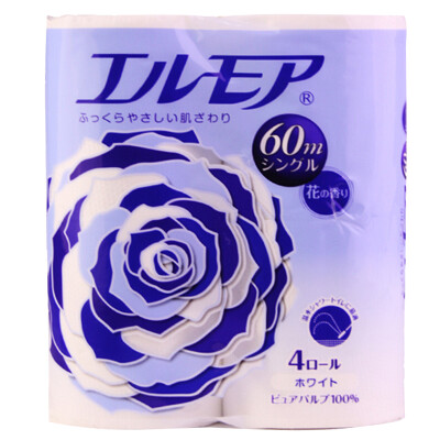 

Level to help tasteless health tissue paper roll 2 layer 4 rolls / bag (Japan imported)