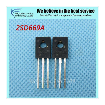 

10pcs free shipping 2SD669A D669A D669 TO-126 amplifier for 1.5A 160V PNP new original