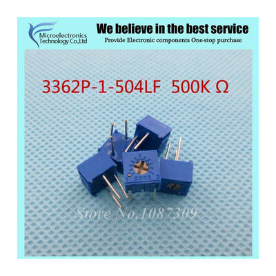 

50PcsLot 3362P-1-504LF 3362P 504 500K ohm Trimpot Trimmer Potentiometer Variable resistor new original
