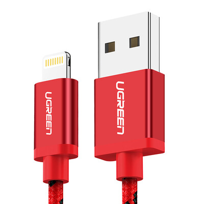 

Green MFi certification 6 5s 7 Apple data cable phone USB charger line power cord support iphone5s 6s 7P SE ipad pro air 15 m 40480 red