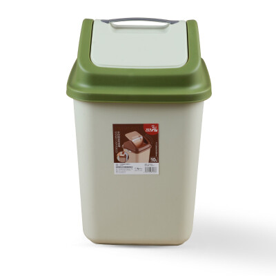 

Feida three and trash cans plastic shaking trash cans household office trash cans 10L G2550