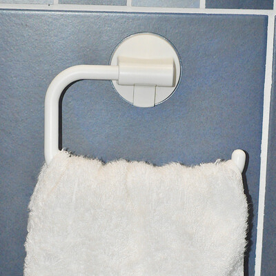 

Jingdong Supermarket Japan Li solid LEC lever sucker small towel hanging ring 155