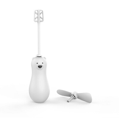 

Emie Creative Fun Multi-Function Small White Fan Palm Small Fan Handheld Mini Fan Portable Cute Little Fan White