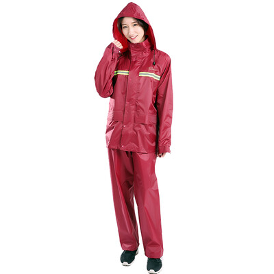 

Paradise Luminous Double Raincoat Set N211-7AX Sauce Red