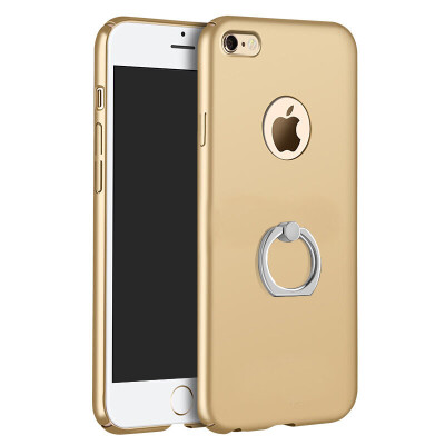 

Sanctuary Sendio Apple iPhone 78 Plus mobile phone case protective shell protective sleeve matte anti-drop shell all-inclusive belt with a ring buckle bracket hard shell soil Hao gold