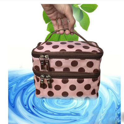 

New double-layer cosmetic bag travel travel bag large-capacity multi-functional portable bag