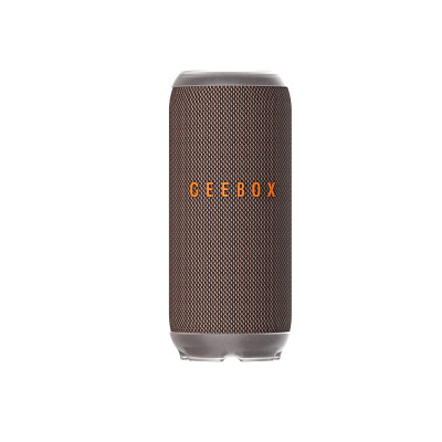 

GEEBOX M2 Brown Bluetooth portable speaker Mini speaker Outdoor speaker subwoofer High fidelity calls