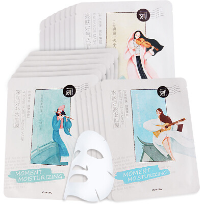 

Bailu Ling moment moisturizing Huan Yan soothing mask 30ml 20 water surplus good Peng Peng 6 deep run good water 6 bright skin good color mask 8