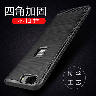 

KOOLIFE a plus 5 корпус корпуса защитный чехол тянуть шаблон TPU мягкая оболочка / защита от перепалки оболочка / все включено оболочка для плюс 5 King Kong серия - черный