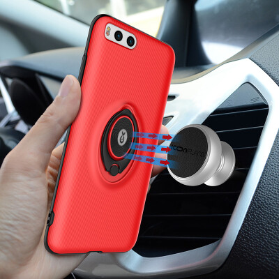 

Biya Zi BIAZE millet 6 phone shell protective cover all-inclusive drop ring buckle bracket men&women scrub shell king series JK205-red