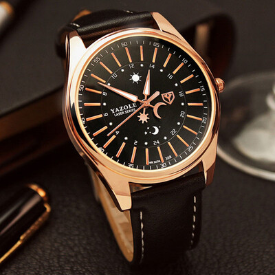 

YAZOLE Gold Wrist Watch Men 2017 Top Brand Luxury Famous Wristwatch Male Clock Quartz Watch Elegant Quartz-watch