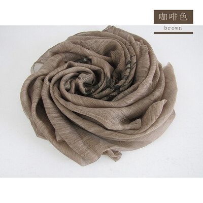 

Genuine orangefox Silk cashmere printed Chinese scarf 1