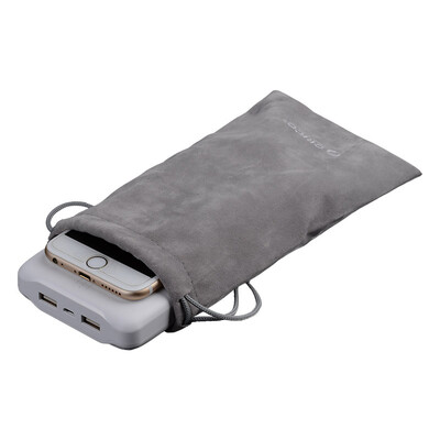 

ORICO SA2011 Mobile Phone / Mobile Power / Charger / Storage Bag / Case / Flannel Bag Size 20x11cm - Gray