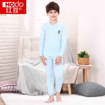 

Red beans children&39s cotton underwear suit men&39s large children autumn&winter low-necked cartoon chest standard 100 cotton Qiu Qiuqiu children&39s cotton sweater HDM03 Ma gray 130