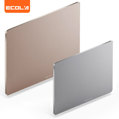 

ECOLA aluminum gaming mouse pad PU double-sided oversized metal gaming mouse pad MP-A03SV silver