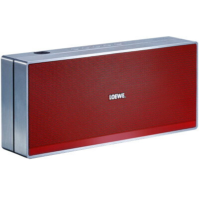 

LOEWE Speaker 2go Aluminum Bluetooth Speaker Business Portable Wireless 21 Bluetooth Stereo NFC Function Red