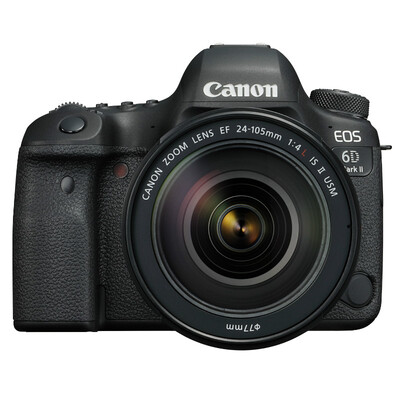 

Комплект Canon EOS 6D Mark II SLR (EF 24-105 мм f / 4L IS II USM-объектив)
