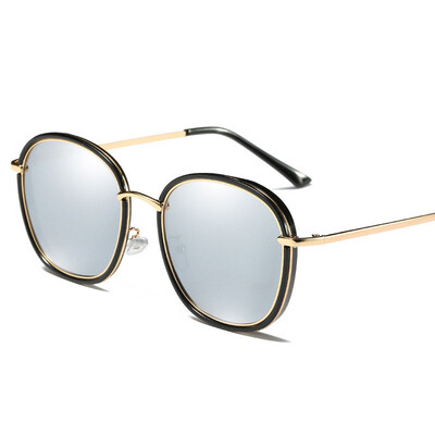 

Fashion polarized retro large frame sunglasses as gift for women