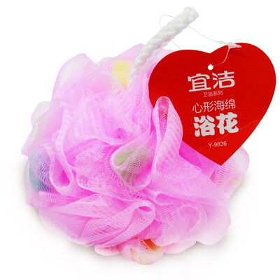 

Jingdong supermarket Yi Jie yekee heart-shaped sponge bath flower Y-9836