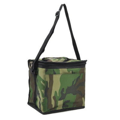 

Oxford cloth camouflage insulation ice bag portable shoulder outdoor picnic package