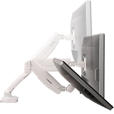 

Песни (Loctek) DLB502W компьютерная поддержка эргономичной подставки монитора полный одномерная газовая пружина поддержка стоять 10-27 дюймов белый