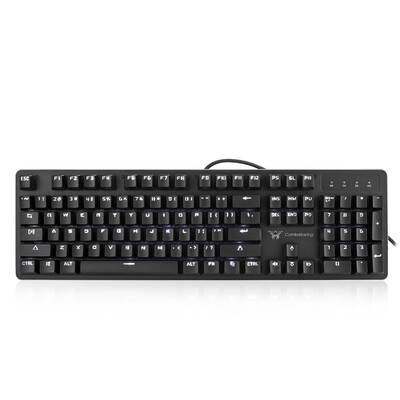 

T30 крыло войны игра зеленой оси механические клавиши клавиатуры изменить интерфейс вала 104 проводной USB 10 игр эффект освещения