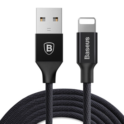 

Baseus) Apple data cable 2A fast charge mobile phone charging cable for iPhone6s / 7plus 1.2M black