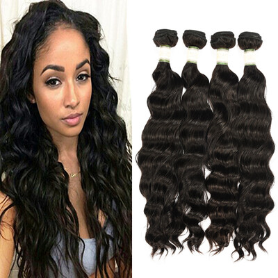 

MORICHY Brazilian Loose Wave 4 Bundles 7A Virgin Loose Wave Human Hair 100 Unprocessed Real Human Hair Extensions Natural Color