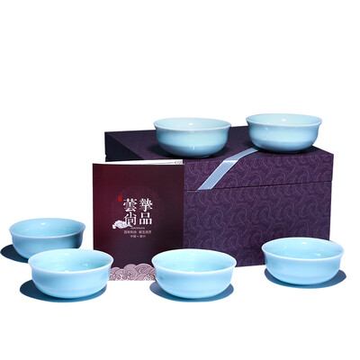 

Сто лет Li Yongqing фарфоровые изделия Ming Cup Qingbo Cup маленькая чашка Kung Fu cup 6 загружена