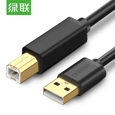 

Зеленый сустав (UGREEN) USB 2.0 печатающей головки по линии В хорошо известной позолоченном сигнальном кабеле усилителя принтера 1 метр 20846