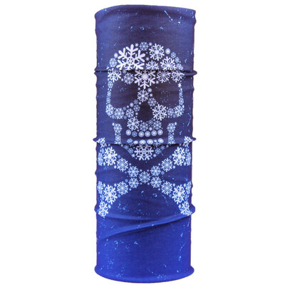 

Qidian outdoor sports magic headscarf men&women bib collar riding a variety of sand-proof sunscreen mask blue