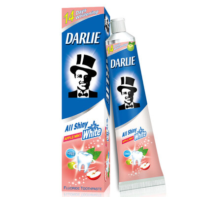 

Jingdong supermarket black DARLIE overseas version of Apple Mint whitening toothpaste 140g