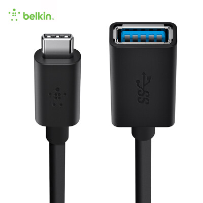 

Belkin belkin 10Gbs s high-speed data transmission USB30 USB-C to USB-A charging synchronous cable 12 cm black F2CU036btBLK