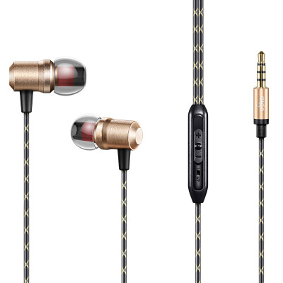 

Patriot aigo A665 Stereo Earphone Headset With Wheat Wire Control Metal Bionic Cicadas