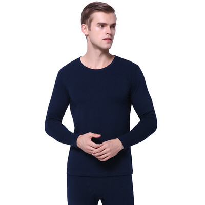 

GANGSHA thermal underwear set thin section round neck Slim bottoming warm suit