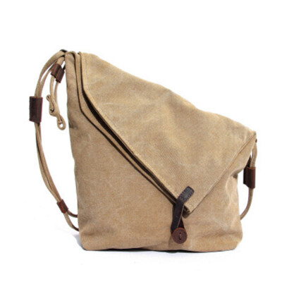 

Men and women package canvas bag shoulder Messenger bag retro hand bag as gift for men