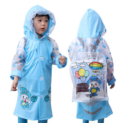 

Antarctic people Nanjiren NJR-008 children raincoat students poncho blue  code