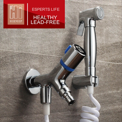 

HIDEEP Pure Brass One inlet and two mixing faucets Gynecological washer